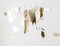 MiMi Innovations® Luxe Spiegel Wereldkaart - Muurdecoratie - Wanddecoratie - Muursticker - 130x78 cm/51.2x30.8 inch - Spiegel