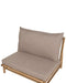TODI - Fauteuil - Lichthout/Taupe - Bamboe