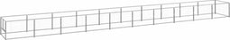 vidaXL - Hondenkennel - 10 - m² - staal - zilverkleurig