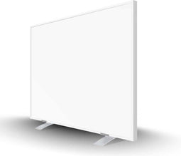 Infrarood verwarmingspaneel 450W met standaard - Paneel - Heater - Kachel met pootjes - Wit