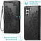 iMoshion Hoesje Geschikt voor Samsung Galaxy S21 FE Hoesje Met Pasjeshouder - iMoshion Mandala Bookcase - Zwart