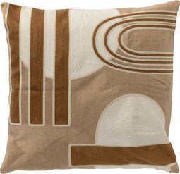 Dutch Decor DEMI - Sierkussen Semolina 45x45 cm - beige - Inclusief binnenkussen