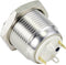 TRU COMPONENTS TC-10090920 GQ16F-10E/J/B/24V/S Vandalismebestendige drukschakelaar 48 V/DC 2 A 1x uit/(aan) Moment Blau