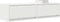 vidaXL - TV-Meubel - Wit - 100x31x25,5 - cm - Bewerkt - Hout