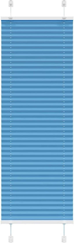 vidaXL - Plissé - rolgordijn - 40x150 - cm - stofbreedte - 39,4 - cm - polyester - blauw