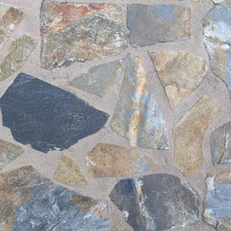 Kwartsiet Glacier Grey Blue 3-5 cm dik cm