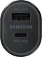 Samsung EP-L5300XBEGWW - Dual Fast Car Charger - 60W 2x USB (1x USB type-A 1x USB type-C) - Zwart