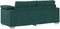 vidaXL - Ligzetel - Sofa - Donkergroen - 140 - cm - Stof