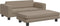 vidaXL - Hondenmand - met - verlengstuk - 100x50x30 - cm - kunstleer - cappuccino