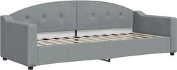 vidaXL - Slaapbank - 80x200 - cm - stof - lichtgrijs