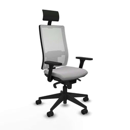 Bureaustoel Piqueras y Crespo 3D066N1 Lichtgrijs
