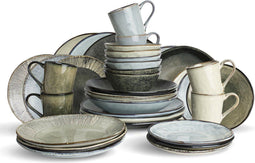Dutch Rose Organic - Dutch Rose Set 36 Delig Servies Assorti