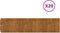 vidaXL - Graskanten - 20 - st - 25x103 - cm - flexibel - weervast - staal