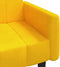 vidaXL - Slaapbank - 2-zits - fluweel - geel