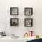 vidaXL - Wandschappen - kubus - 4 - st - 26x15x26 - cm - hoogglans - grijs