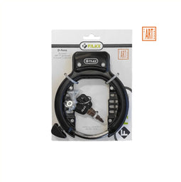 Falkx Ringslot zwart - ART2 gecertificeerd - 70mm breed - Betrouwbare fietsbescherming