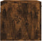 vidaXL - Wandkast - 60x36,5x35 - cm - bewerkt - hout - gerookt - eikenkleurig