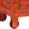 vidaXL Opbergkist 101x39x42 cm massief mangohout rood