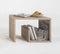FMD - Salontafel - 2-in-1 - 59x36x38 - cm - eikenkleurig