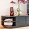 Light & Living Vaas Ranua - Glas - Bruin - 18 x 35 x 18 cm (BxHxD)