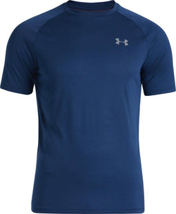 Under Armour UA Tech 2.0 SS Tee-BLU - Heren Sportshirt - Korte Mouw - Blauw