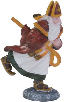 Dickensville Kerstfiguur Sinterklaas Op Schaatsen 6,5 Cm
