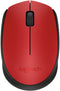Logitech M171 - Draadloze Muis - 10 meter bereik - Rood