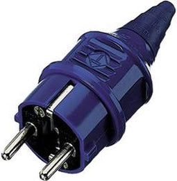 MENNEKES 10838 Stekker met randaarde Kunststof 230 V Blauw IP44