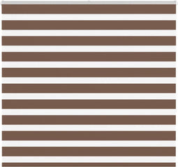 vidaXL - Zebra - rolgordijn - 160x150 - cm - stofbreedte - 155,9cm - polyester - bruin