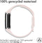 imoshion Siliconen sport bandje - Geschikt voor Fitbit Charge 6, Charge 5 - Roze - One Size