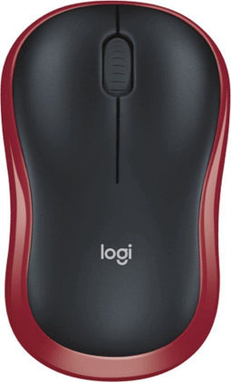 Logitech M185 - Draadloze Muis - 2.4GHz - Rood
