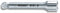 Hazet 919-5 - Dopsleutelverlenging 1/2 inch - Draaibereik tot 12°