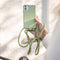 imoshion Hoesje Geschikt voor iPhone 12 Pro / 12 Hoesje Met Koord - imoshion Color Backcover met afneembaar koord - Groen