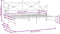 vidaXL - Slaapbank - met - onderschuifbed - zonder - matras - 90x190 - cm - staal - wit