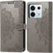 imoshion Hoesje Geschikt voor Xiaomi Redmi Note 13 Pro (5G) / Poco X6 Hoesje Met Pasjeshouder - imoshion Mandala Bookcase - Grijs