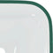 vidaXL - Wasbak - 42x42x14 - cm - glas - wit