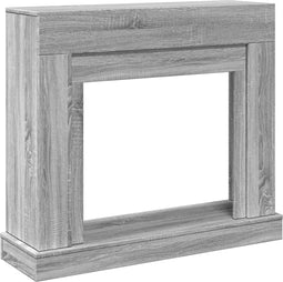 vidaXL - Haardombouw - 100x30x87,5 - cm - bewerkt - hout - grijs - sonoma - eikenkleur