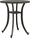 Tuintafel Ø 48x53 cm gietaluminium bronskleurig