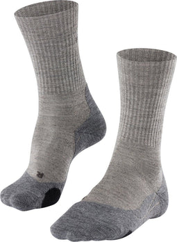 FALKE TK2 Wool - Wandelsokken - Medium padding anti blaren merinowol beige - Maat 37-38