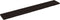 vidaXL - Wastafelblad - 200x30x(2-4) - cm - behandeld - massief - hout - donkerbruin