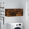 vidaXL - Wandkast - 60x36,5x35 - cm - bewerkt - hout - gerookt - eikenkleurig