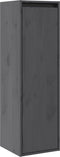 vidaXL - Wandkast - 30x30x100 - cm - massief - grenenhout - grijs