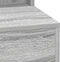 vidaXL - Make-uptafel - met - LED-verlichting - in - Grijs - Sonoma - - - 50x41x135 - cm