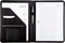 Alassio schrijfmap - MARES - A4 - kunstleer - zwart - notitieblok - JU-96086