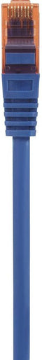 Renkforce RF-5043878 RJ45 Netwerkkabel, patchkabel CAT 6 U/UTP 0.25 m Blauw Snagless, Halogeenvrij 1 stuk(s)
