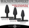 Master Series - Bum-tastic - Buttplug Trainer Set met Harnas - Zwart