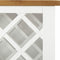vidaXL - Wijnkast - 80x32x80 - cm - massief - eikenhout