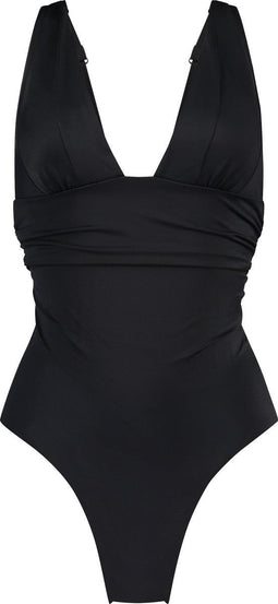 Hunkemöller Luxe Dames Badpak - Voorgevormd - Zwart - Maat 42