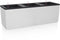 LECHUZA TRIO STONE 30 - Plantenbak - met uitneembare binnenbakken - met bewateringssysteem - ALL-IN-ONE set met LECHUZA-PON - kwarts wit