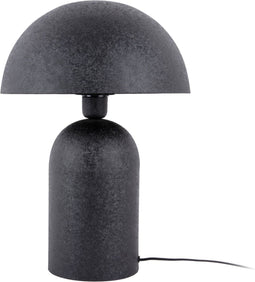 Leitmotiv Boaz - Tafellamp paddenstoel - 31x31x43cm - Zwart